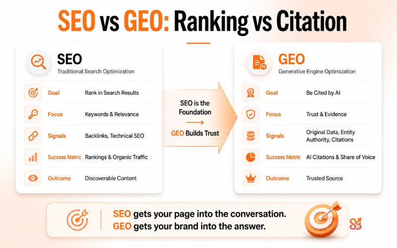 SEO vs GEO