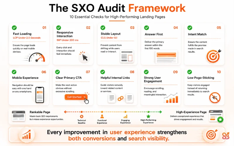 SXO Audit Framework