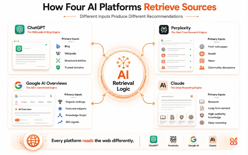 How AI Search Platforms Choose Sources