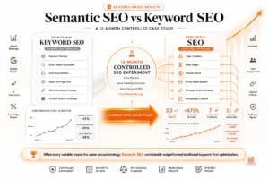 Semantic SEO vs Keyword-First SEO case study