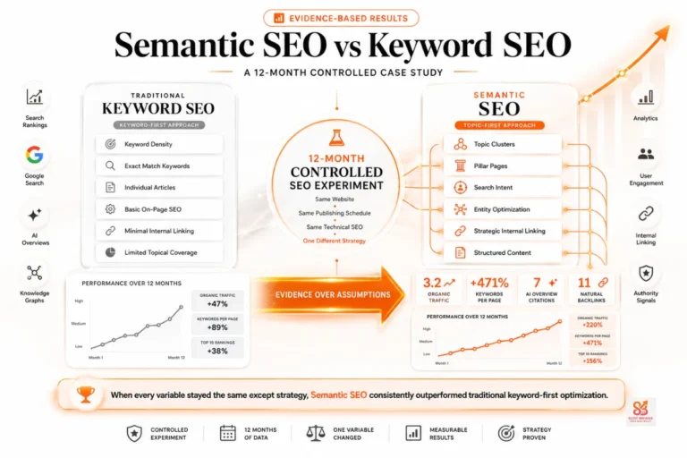 Semantic SEO vs Keyword-First SEO case study